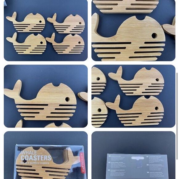 NWT Kikkerland | Whale Coaster - Set of Four - Picture 5 of 5